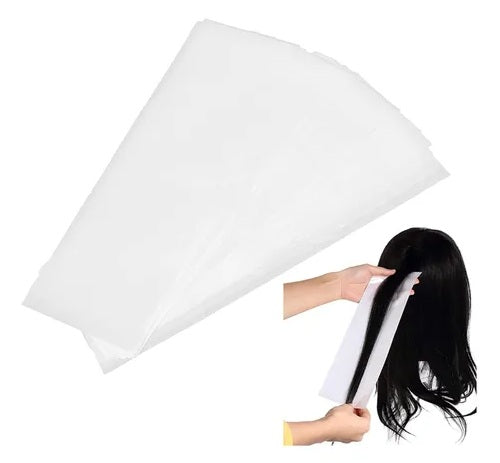 PAPEL ESPUMA PROFESIONAL PARA MECHAS Y DECOLORACIÓN – 30x10 cm (20 uni)